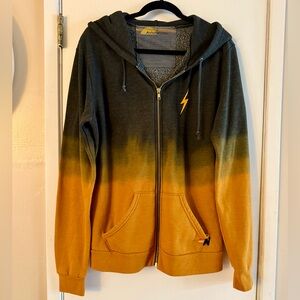 Aviator Nation Ombre Bolt Zip Up Hoodie
